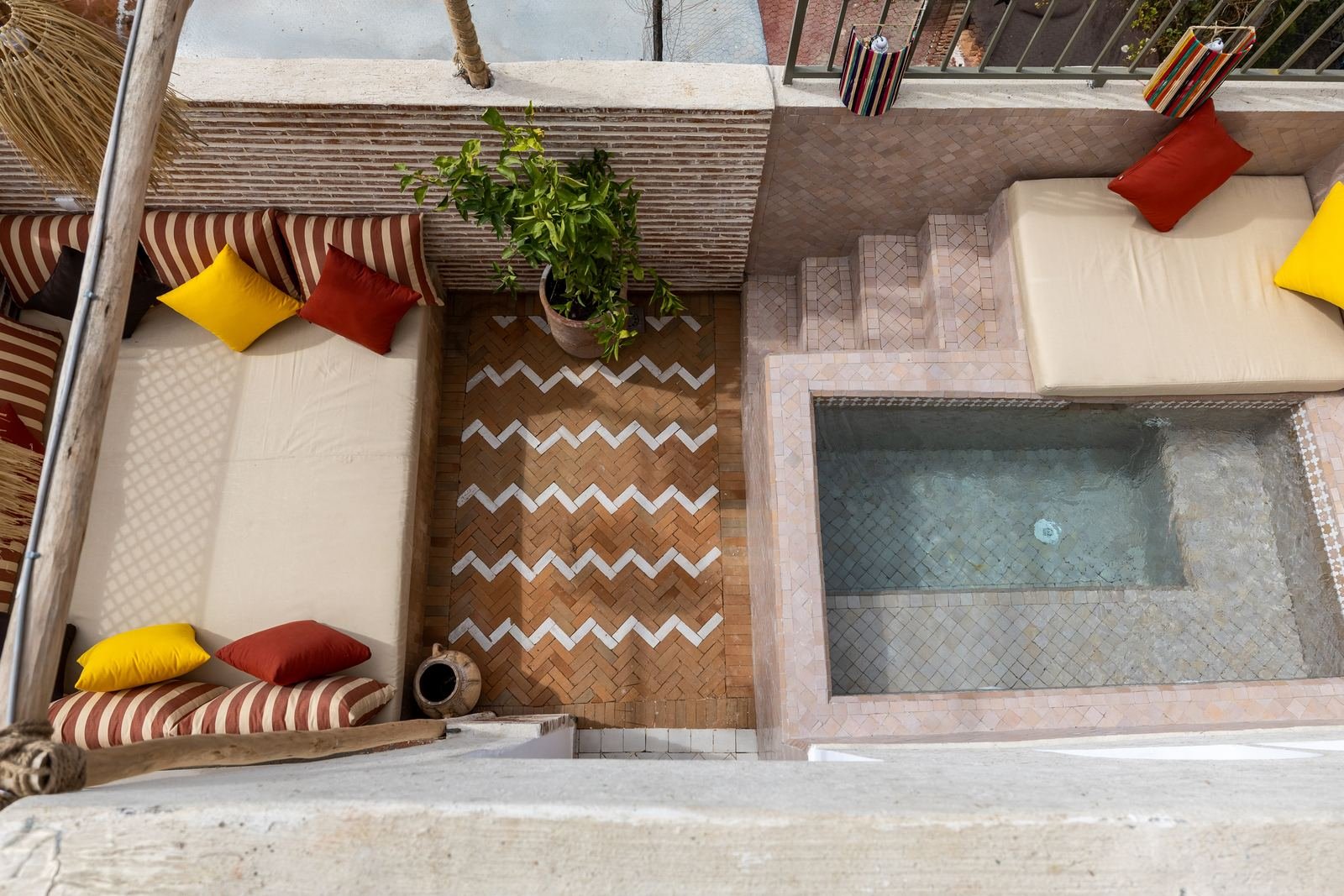 Riad Lala Fatima — patio